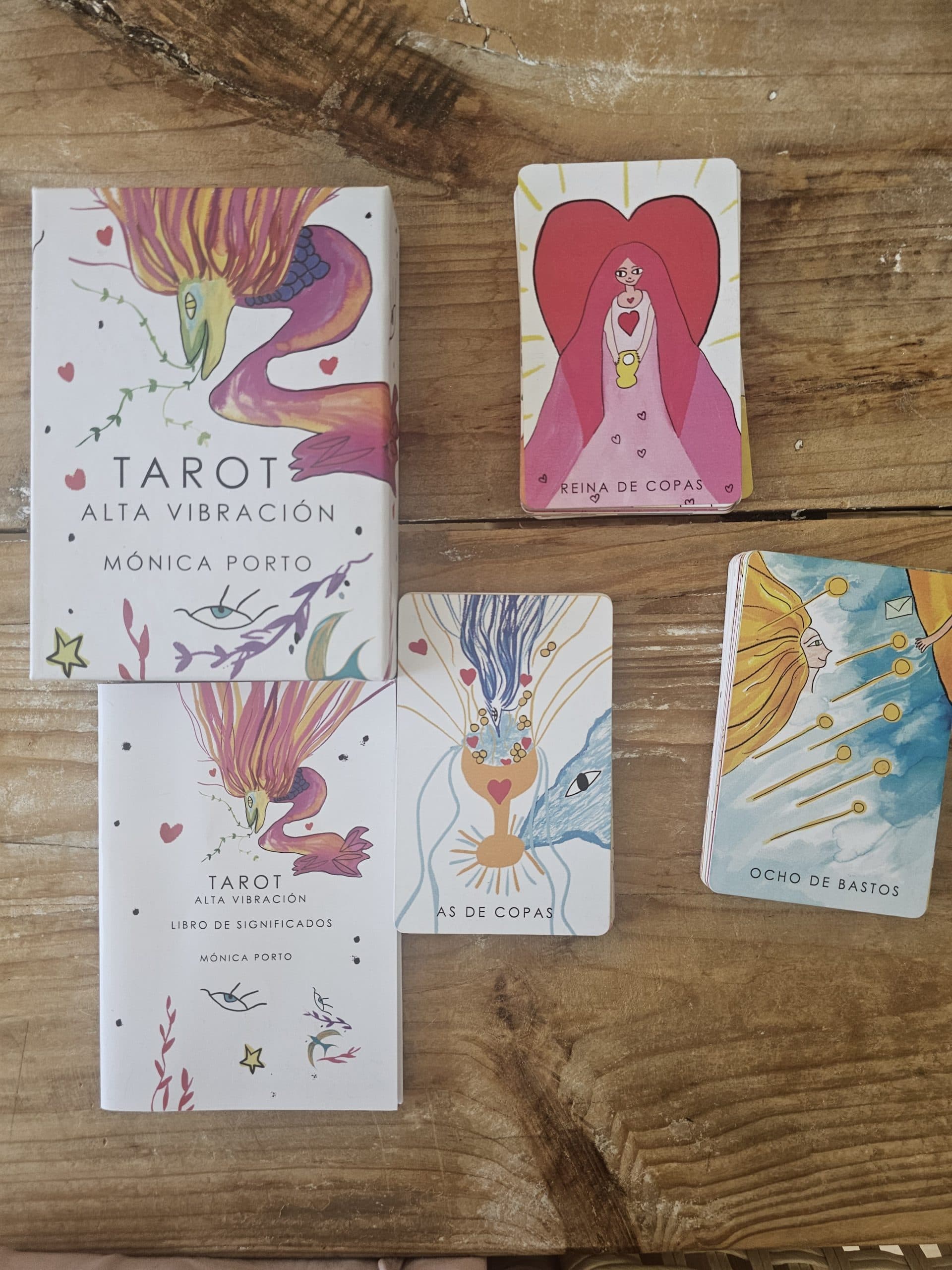 Tarot Alta vibración edición limitada ilustrada y creada (Mónica Porto) · 05