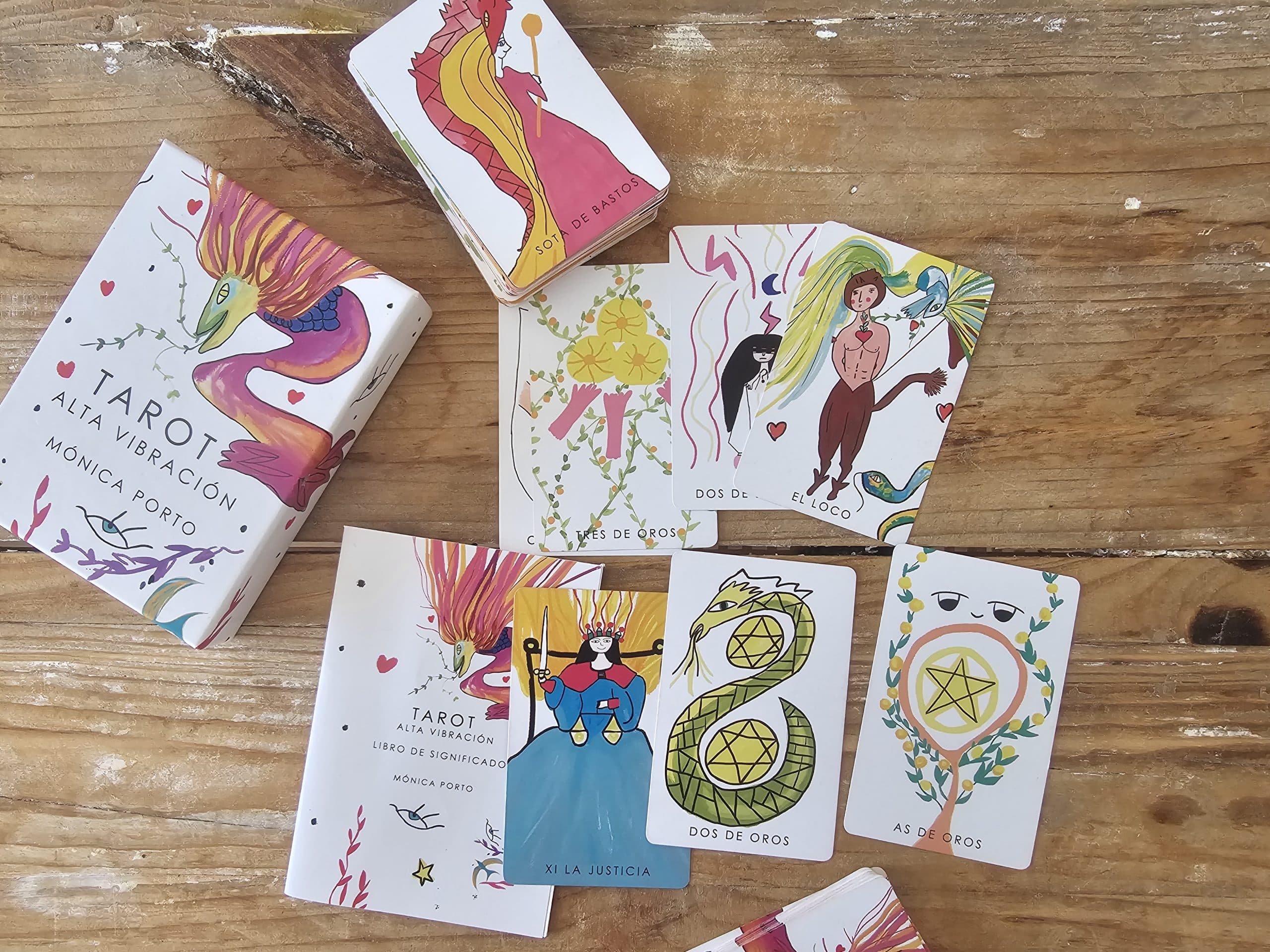 Tarot Alta vibración edición limitada ilustrada y creada (Mónica Porto) · 04